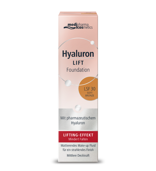 Hyaluron Lift Foundation Soft Bronze LSF 30 | Medipharma
